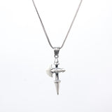 Handcrafted 925 Sterling Silver Axe Pendant - Oxidized Antique Knight Jewelry