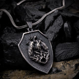 The Phoenix Shield Pendant - Rebirth & Unbreakable Resilience