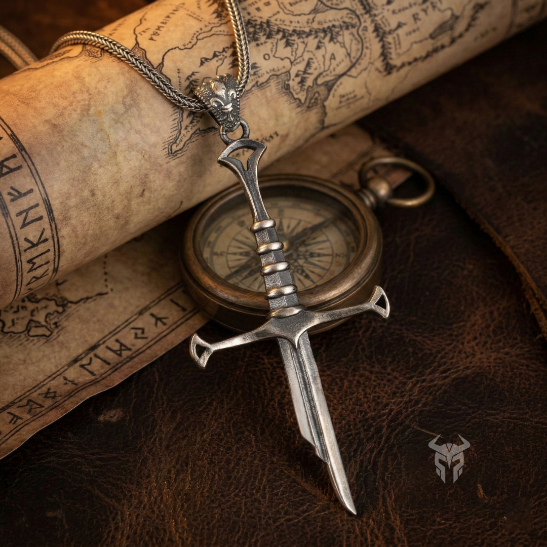 Forging History: Crafting an Antique Weapon Men's Necklace