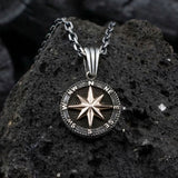 Silver North Star Necklace