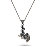 The Serpent Warrior Axe Pendant - Primal Power & Cunning Resolve