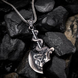 The Serpent Warrior Axe Pendant - Primal Power & Cunning Resolve