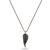 The Guardian Wing Silver Pendant