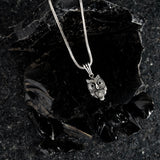 Polished 925 Sterling Silver Owl Pendant