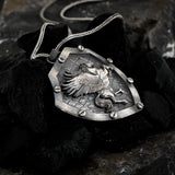 The Ascendant Pegasus Shield Pendant - Freedom & Unstoppable Spirit