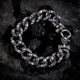The Memento Mori Link Bracelet - Fearless Power & Existential Clarity