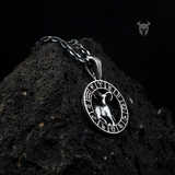925 Sterling Silver Polished Aries Zodiac Ram Pendant