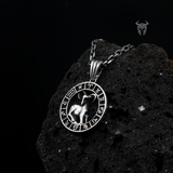 925 Sterling Silver Polished Aries Zodiac Ram Pendant