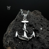 The Steadfast Anchor Silver Pendant