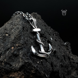 The Steadfast Anchor Silver Pendant