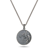Fenrir’s Howl - Wolf Medallion Silver Necklace
