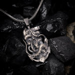 Kraken Pirate Skull Pendant - Dagger Forge