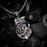 Kraken Pirate Skull Pendant - Dagger Forge