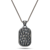 Legion of Skulls – Silver Gothic Pendant Necklace