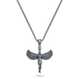 The Celestial Winged Goddess Pendant - Eternal Life & Divine Power