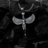 The Celestial Winged Goddess Pendant - Eternal Life & Divine Power