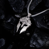The Spartan Warrior Helmet Pendant - Unyielding Courage & Valor