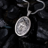 Sterling Silver The Stoic Alpha Wolf Pendant - Loyalty & Focused Power