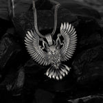 Mystic Owl Pendant – Guardian of the Night - Dagger Forge