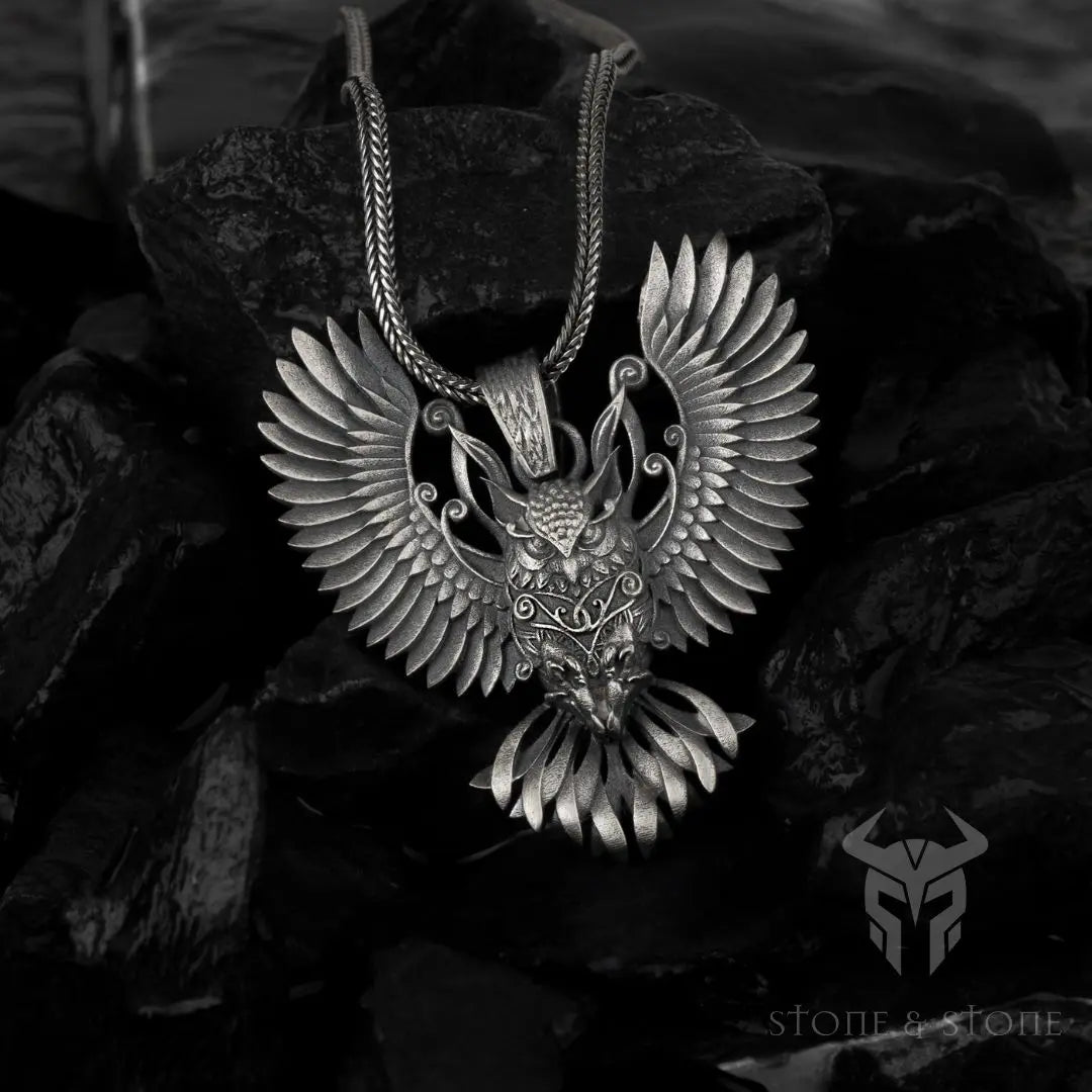 Mystic Owl Pendant – Guardian of the Night - Dagger Forge