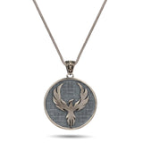 Phoenix Rebirth Sterling Silver Pendant - Dagger Forge 