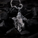 Prayer & Thorns Sterling Silver Pendant - Dagger Forge
