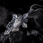 Prayer & Thorns Sterling Silver Pendant - Dagger Forge