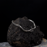 The Sentinel Infinity Knot Men's Silver Bracelet