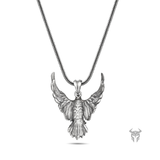 Sterling Silver Rising Eagle Pendant