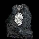 The Noble Lion Profile Pendant - Regal Authority & Dignity