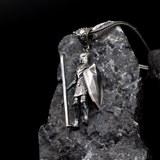 The Spartan Warrior's Resolve Pendant - Discipline, Defense & Courage