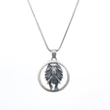 The Walking Lion's Circle of Power Pendant - Unquestioned Sovereignty