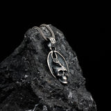 The Bat Wing Skull Pendant - Gothic Power & Guardian of Shadows