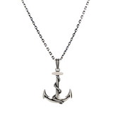 The Steadfast Anchor Silver Pendant