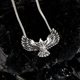 Men's Polished 925 Sterling Silver Flying Eagle Pendant