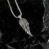 The Guardian Wing Silver Pendant