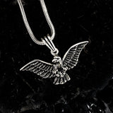 Men's 925 Sterling Silver Soaring Eagle Pendant