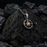 Silver North Star Necklace