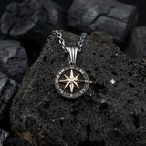 Silver North Star Necklace