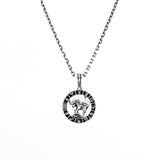 925 Sterling Silver Oxidized Taurus Zodiac Medallion, Men's Bull Necklace