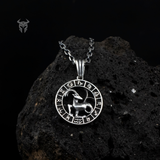 925 Sterling Silver Polished Capricorn Zodiac Pendant
