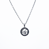 925 Sterling Silver Polished Scorpio Zodiac Medallion, Men's Scorpion Necklace