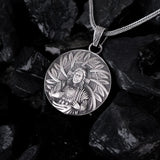 Sacred Heart of Jesus Sterling Silver Pendant - Dagger Forge