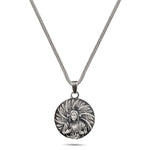 Sacred Heart of Jesus Sterling Silver Pendant - Dagger Forge