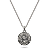 Sacred Heart of Jesus Sterling Silver Pendant - Dagger Forge