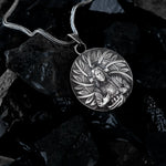 Sacred Heart of Jesus Sterling Silver Pendant - Dagger Forge