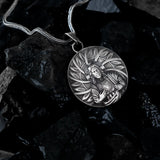 Sacred Heart of Jesus Sterling Silver Pendant - Dagger Forge