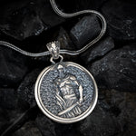 Spartan Warrior Sterling Silver Pendant - Dagger Forge