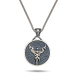 The Eternal Flame – Silver Phoenix Pendant Necklace