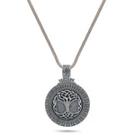 Tree of Life Sterling Silver Pendant – Norse Symbol of Balance - Dagger Forge